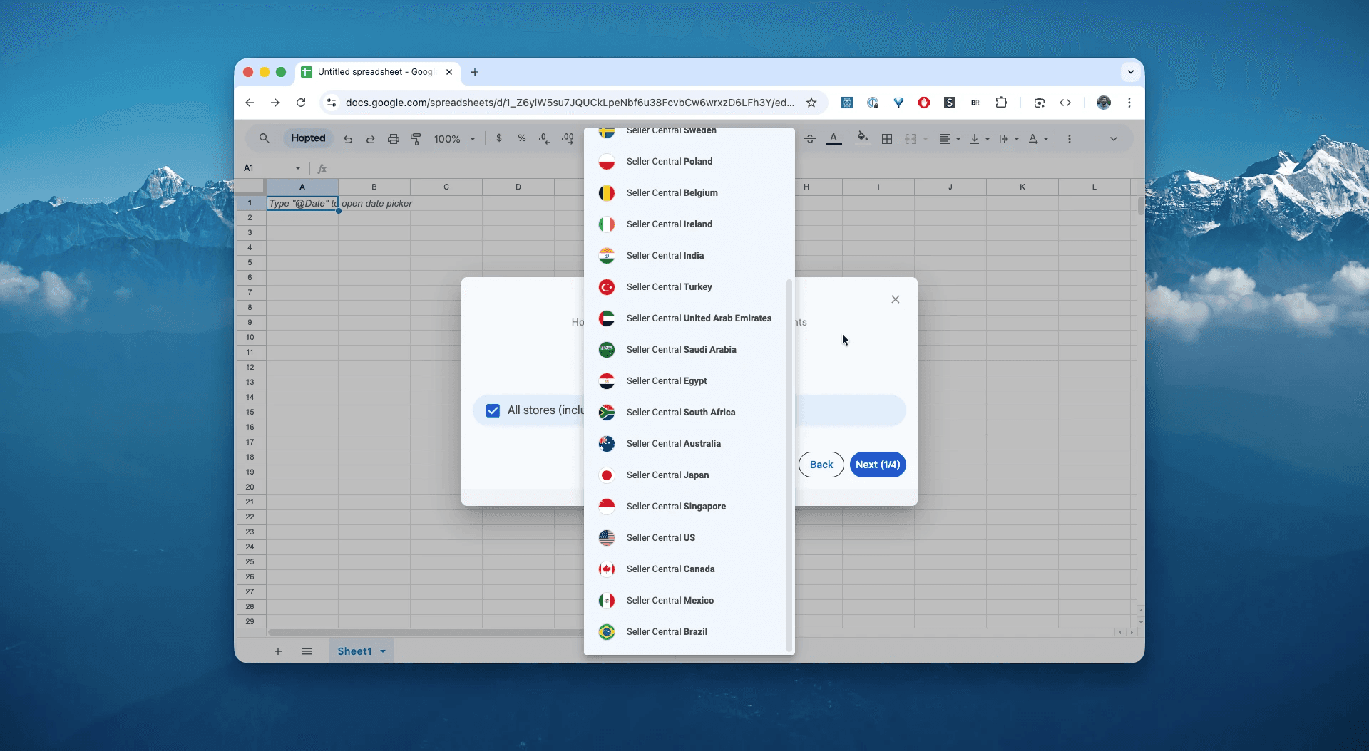 Connect an Amazon Seller Central account to Hopted